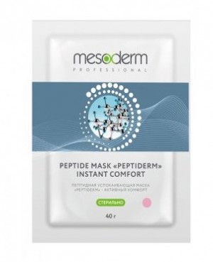 Пептидная стерильная успокаивающая маска "Peptiderm - Активный Комфорт" Mesoderm 5 шт.