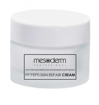 Постпилинговый крем пептидный регенерирующий "PP PeptiSkin repair" Mesoderm 50 мл.